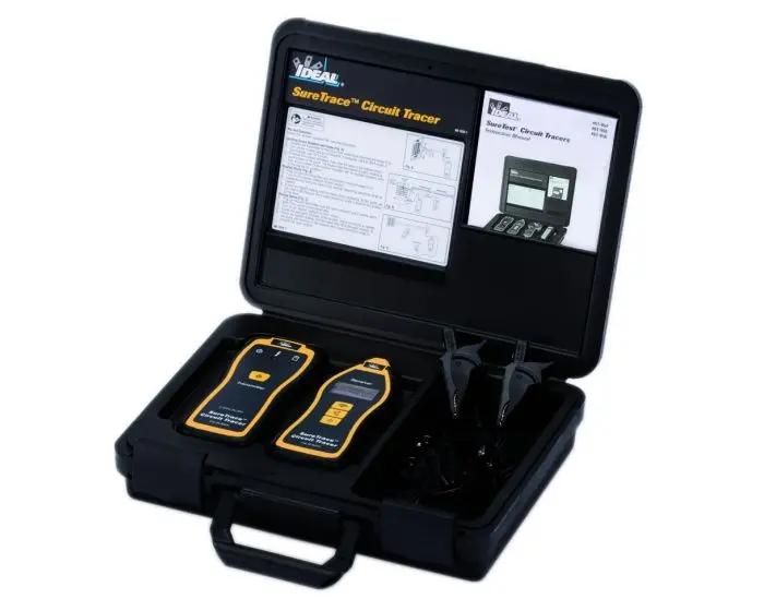 Ideal Industries 61-959, Leitungssucher Kabelfinder mit OLED-Anzeige Batterie / 32 kHz