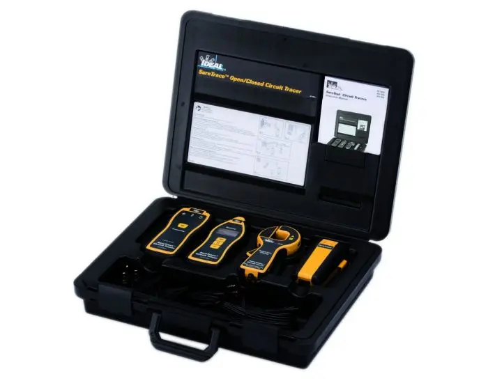 Ideal Industries 61-959, Leitungssucher Kabelfinder mit OLED-Anzeige Batterie / 32 kHz