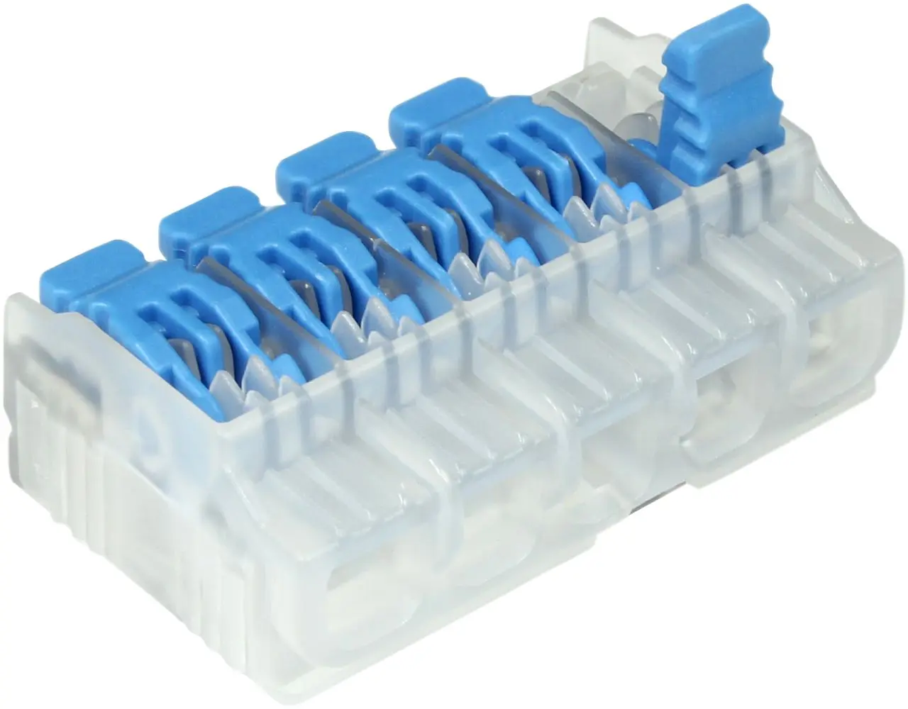 Produktfoto 1 von Ideal Industries Gen II Lever Kabelspleißverbinder, Spleiß, Blau Isoliert, Ges.L 18.6mm, 12 AWG max.