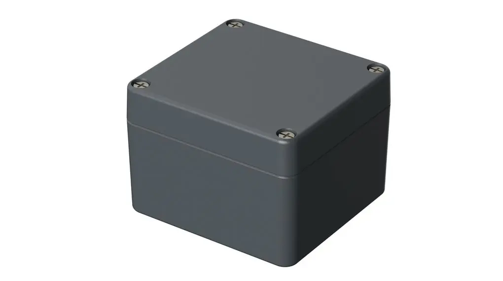 Produktfoto 1 von Bopla Euromas; Universalgehäuse; Aluminium; Grau IP66 Breite 75 mm Höhe 57 mm Länge 80 mm
