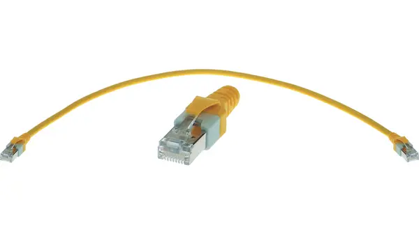 Produktfoto 1 von HARTING 09 47 47 Cat5e Ethernet-Kabel, 15 m, Gelb, A Gerade Stecker, B Gerade Stecker, Polyurethan SF/UTP