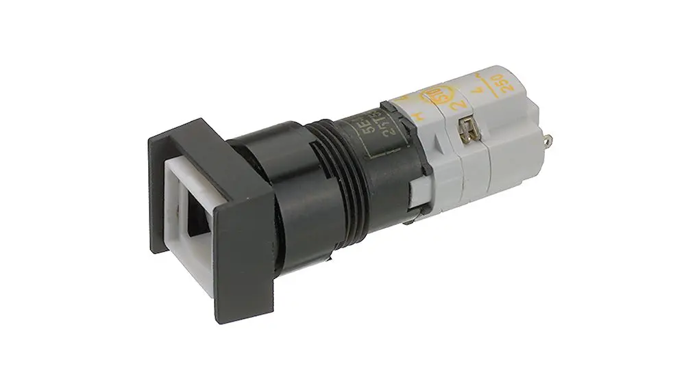 RAFI LUMOTAST 75 Beleuchtete Drucktaste Beleuchtet Rastend Durchsteckmontage Ø 16.2 mm, 1 Schließer/1 Öffner / 4 A 230 V