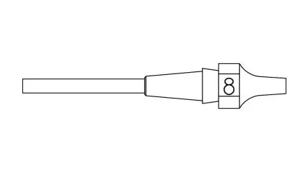Produktfoto 1 von Weller Ersatz-Entlötdüse, für DSX120, WXDP120, WXDV120 Entlötkolben