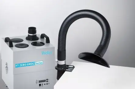 Produktfoto 1 von Weller Zero Smog 4V Zero Smog Lötrauch-Absauger, 275 W / 230 V F7, 48 dBA