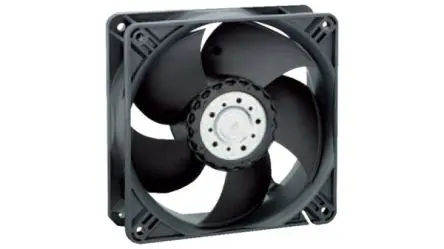 Produktfoto 1 von ebm-papst Axiallüfter, Kugel, 24V dc, 5000 U/min, 285 m³/h 119 mm 119mm 38 mm