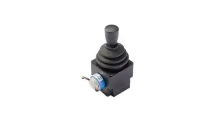 Produktfoto 1 von APEM 4000 Joystick, 1-Achsen Zwei Achsen, proportional, 240 V ac, IP67 Griff Typ Konisch