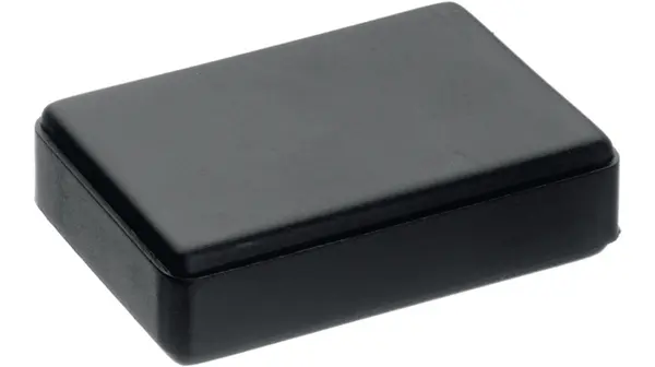 Produktfoto 1 von Teko Serie 10010.9 Tragbares Gehäuse, ABS, 35 mm, 58 mm, H. 16 mm, Schwarz, IP00