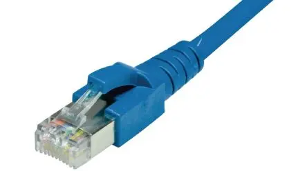 Produktfoto 1 von Dätwyler Cables 6537 Cat6a Ethernet-Kabel, 3 m, Blau, A Gerade Stecker, B Gerade Stecker, Raucharm halogenfrei