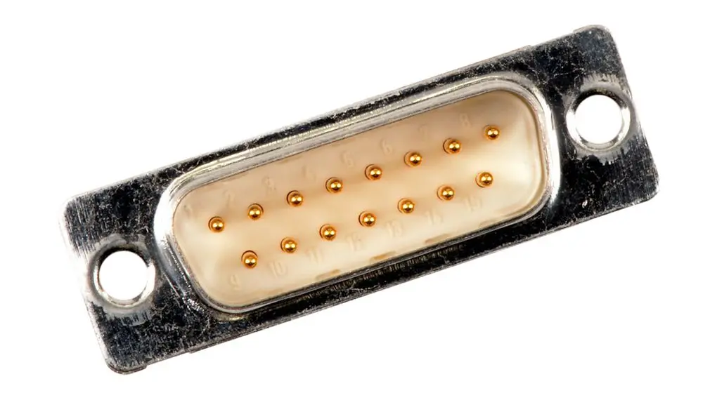 Produktfoto 1 von FCT from Molex 172704 D-Sub-Steckverbinder Gerade, 15-polig 2.84 mm Raster, Lot Stecker