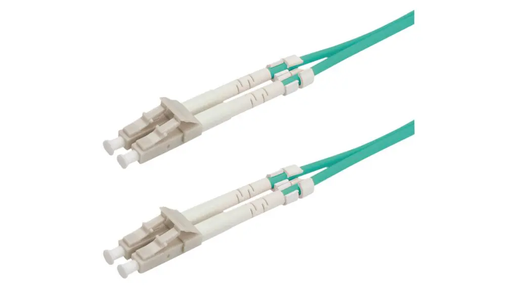 Produktfoto 1 von Roline LWL-Kabel 1 m, Raucharm halogenfrei Hellblau