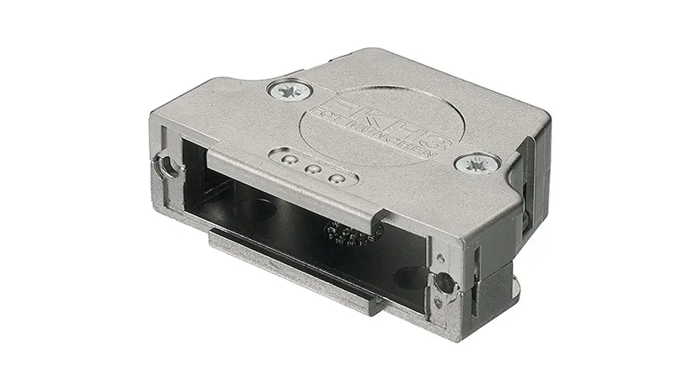 Produktfoto 1 von FCT from Molex 173111 D-Sub-Gehäuse Gerade, D: D-Sub-Gehäuse Zugentlastung, Größe DA, aus ABS
