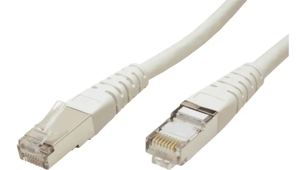 Produktfoto 1 von Roline 21.15.08 Kat. 6 Ethernet-Kabel, 7 m, Grau, A Gerade Stecker, B Gerade Stecker Geflecht, Polyvinylchlorid