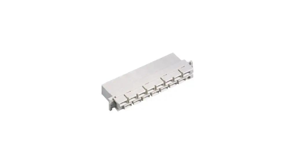 Produktfoto 1 von nVent SCHROFF Klasse C2 DIN 41612 Stecker Gerade, 15-polig / 2-reihig, Raster 5.08 mm Raster Draht Buchse