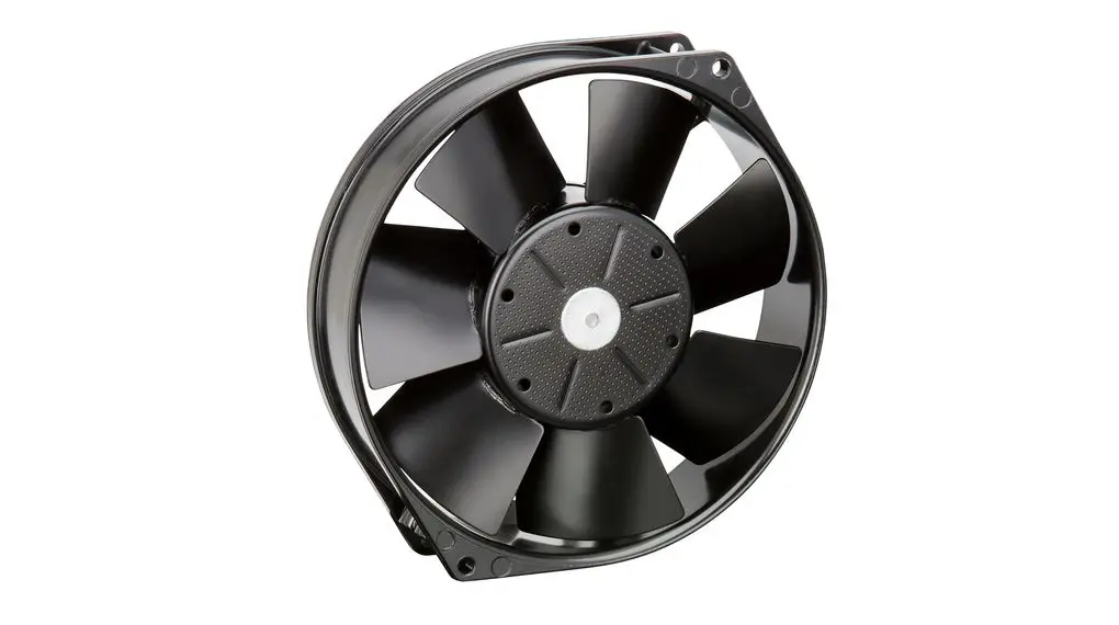 Produktfoto 1 von ebm-papst dc-Axiallüfter, 24 VDC / 3.6 → 22.0W, 150 x 150 x 38mm, 360m³/h