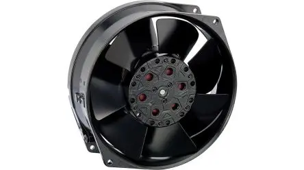 Produktfoto 1 von ebm-papst RoHS Axiallüfter, Kugel, 115V ac / 38 W, 3250 U/min, 380 m³/h 150 mm 150mm 55 mm
