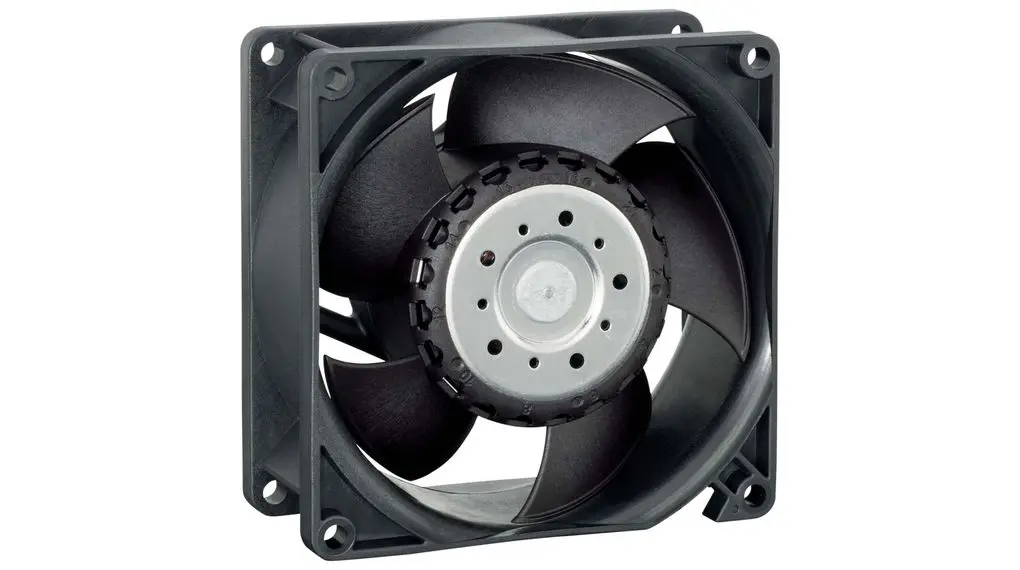 Produktfoto 1 von ebm-papst dc-Axiallüfter, 24 VDC / 2 → 14.5W, 92 x 92 x 38mm, 146m³/h
