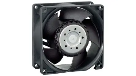 Produktfoto 1 von ebm-papst 3200J Axiallüfter, Kugel, 24V dc / 14.5 W 480 mA, 6800 U/min, 146 m³/h 92 mm 92mm 38 mm
