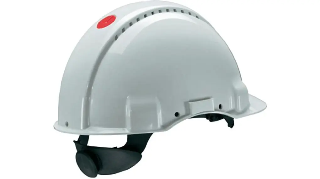 Produktfoto 1 von 3M Schutzhelme Belüftet Verstellbar ABS Weiß