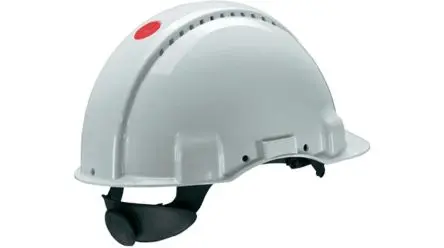 Produktfoto 1 von 3M Schutzhelme Belüftet Verstellbar ABS Weiß