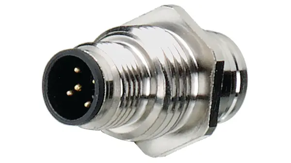 Lumberg Automation M12 Lumberg M12 Anschluss Stecker 5-polig Stecker/Buchse 4A Frontplattenmontage IP40