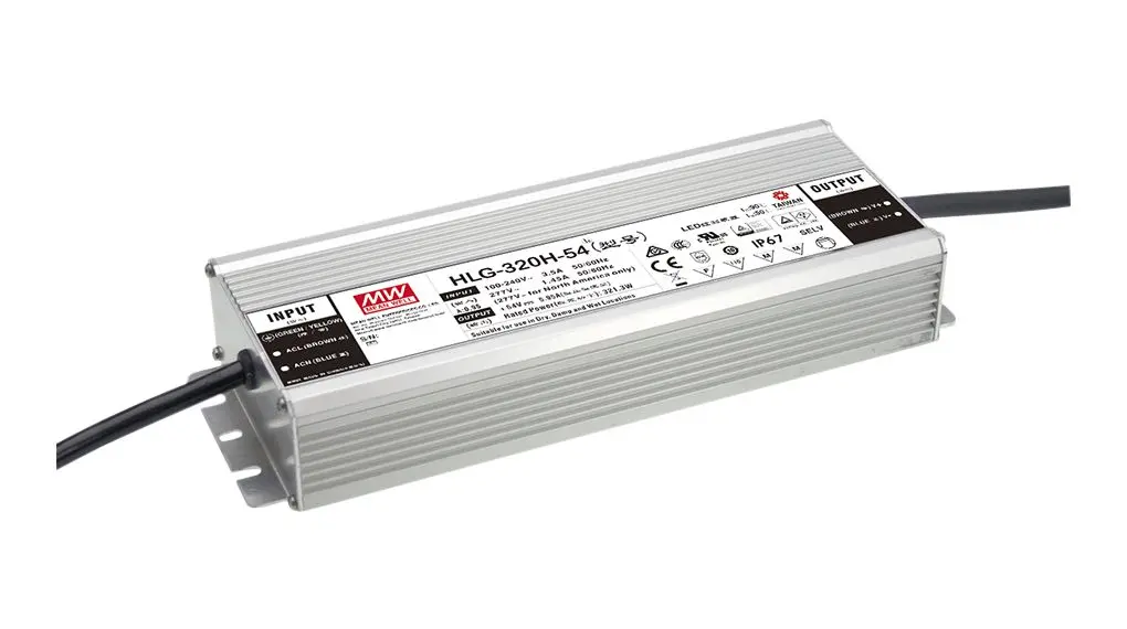 Produktfoto 1 von MEAN WELL LED-Treiber, 320 W 305V ac 3500mA, 700 mA, Ausgang 305V