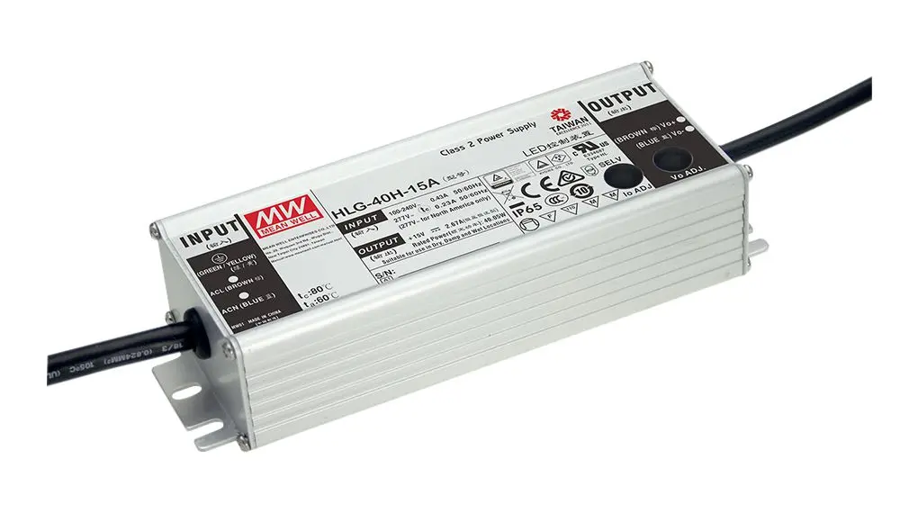 MEAN WELL LED-Treiber, 40 W 431 V dc, Ausgang 30 V Einstellbar