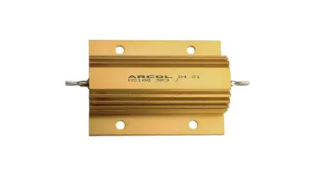 Produktfoto 1 von Arcol HS100 Gewickelt Drahtgewickelter Festwiderstand 60 Ω ±1 % / 100 W, Aluminium Lötverbindung, -55 °C → 200 °C