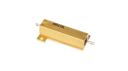 Arcol HS50 Gewickelt Drahtgewickelter Festwiderstand 40 Ω ±1 % / 50 W, Aluminium, -55 °C → 200 °C