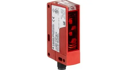 Leuze 46C Kubisch Optischer Sensor, Diffus, PnP Ausgang, M12-Stecker