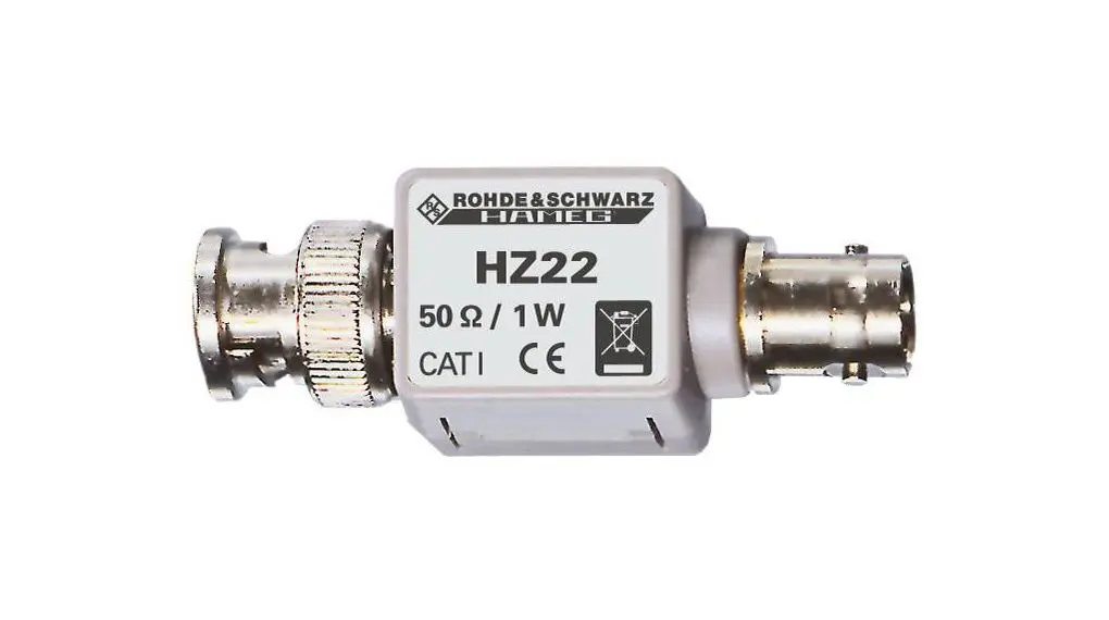 Produktfoto 1 von Rohde & Schwarz HZ Stecker Koaxialsteckverbinder BNC-Steckverbinder, 50 Ω Lot, Gerade