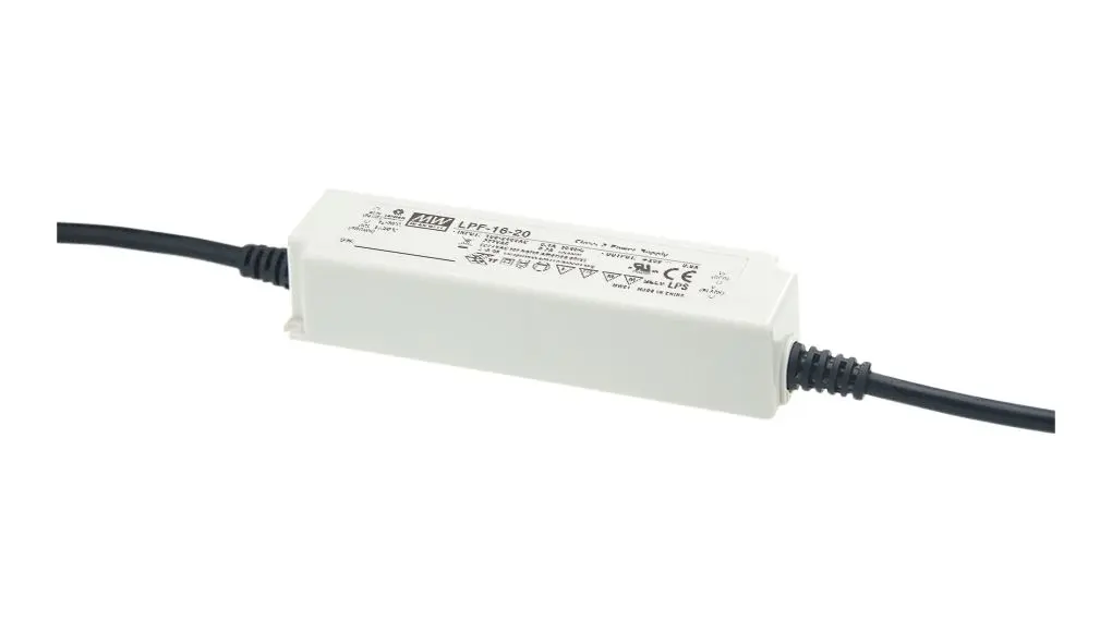 Produktfoto 1 von MEAN WELL LED-Treiber 305 V ac, Ausgang 15V / 1.07A Konstantstrom/Konstantspannung