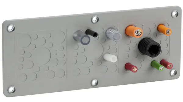 Produktfoto 1 von Icotek KEL-DPZ-KL Kabelkanalzubehör, Edelstahl 4 mm 90 mm