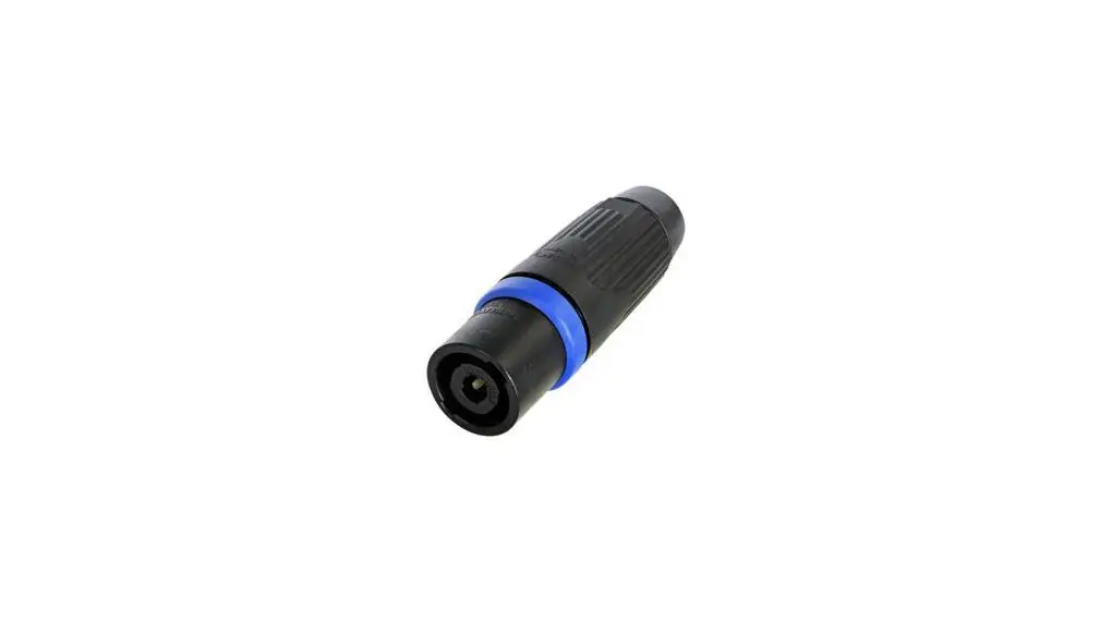 Produktfoto 1 von Neutrik 4-polig Gerade Lautsprecherstecker, Kabel Stecker 30A Schwarz Lot