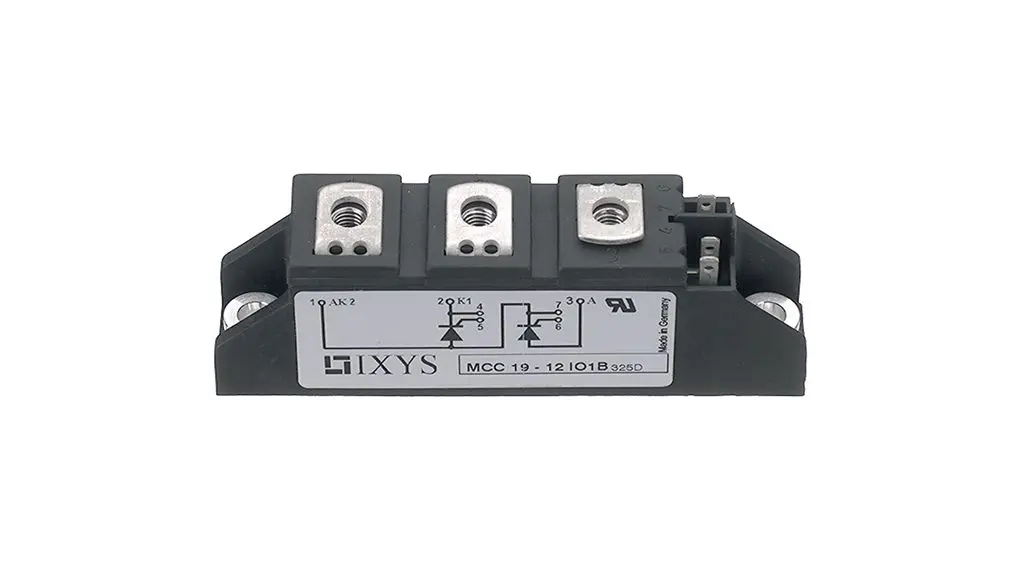 Produktfoto 1 von IXYS Thyristormodul 77 A 1300 V, Gate-Trigger 100 mA 1200 A 0.85 V TO-240AA