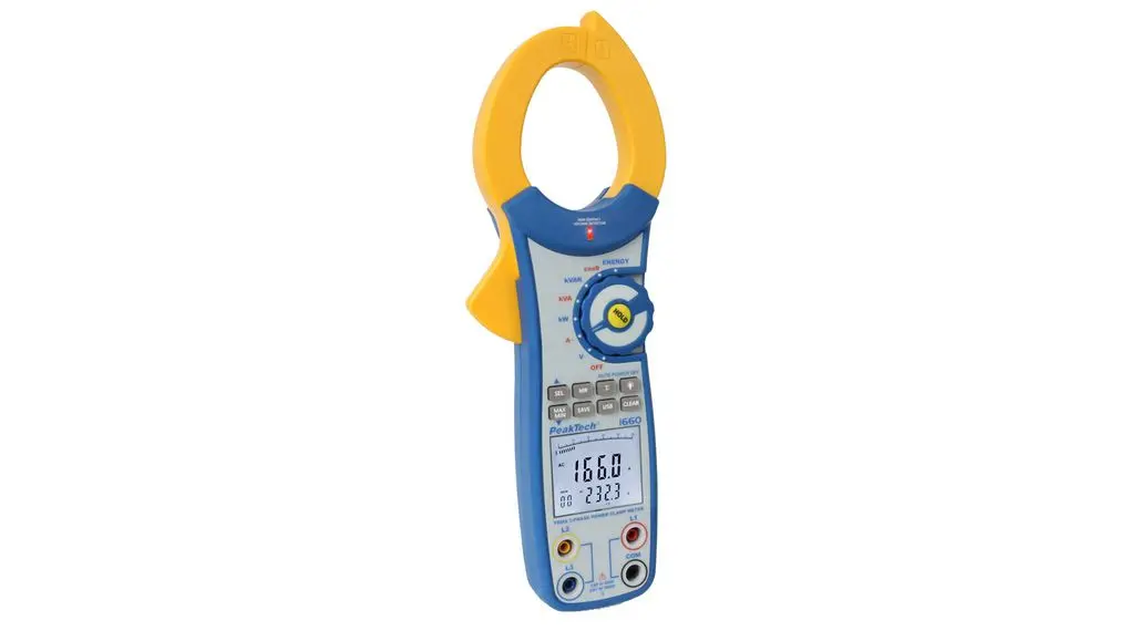 Produktfoto 1 von PeakTech P1660 Stromzange Stromstärkenmesszange 1 kA CAT III 750 V ac