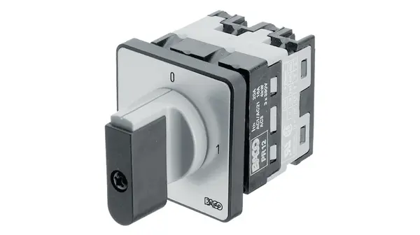 Produktfoto 1 von BACO PR 12 Nockenschalter, 3-polig / 20A, 1, 3-phasig, 2-Stufen