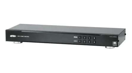 Produktfoto 1 von Aten Videoschalter HDMI 4-Port Matrix-Switch, 1920 x 1200 pixel 4 Videoeingänge 4 Videoausgänge