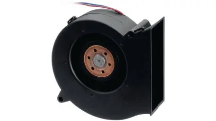Produktfoto 1 von ebm-papst RL 65 Zentrifugallüfter, Zentrifugal, 12V dc, DC, 56 m³/h 97 mm, 56 dB 33mm 93.5 mm, Kugel