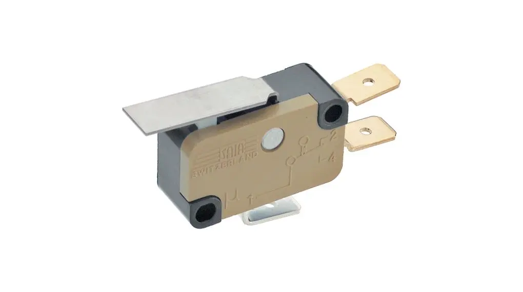 Produktfoto 1 von Saia-Burgess Mikroschalter Kurzer Hebel-Betätiger Blade, 12A IP 40