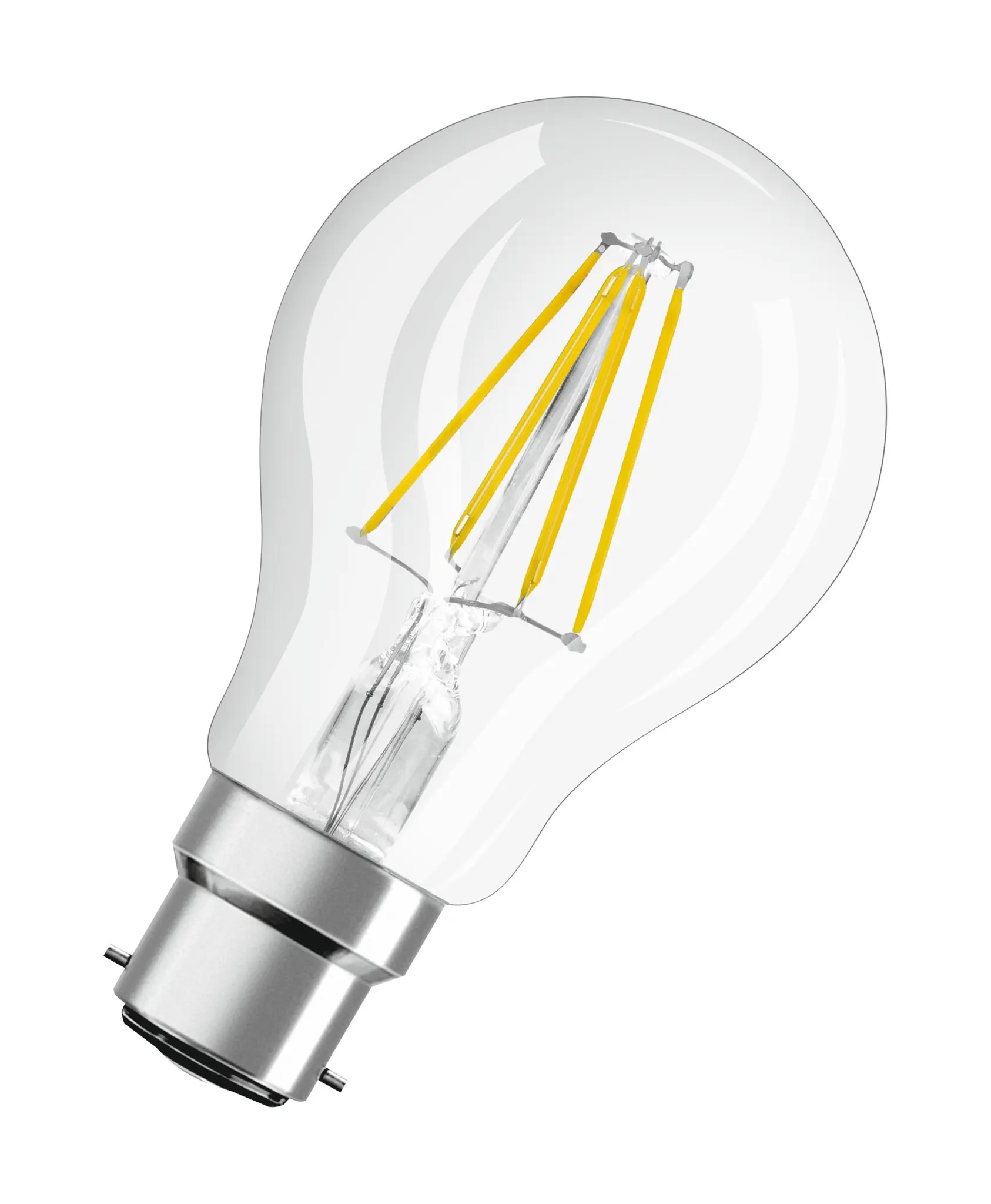 LEDVANCE 40580 LED-Birne Glaskolben 4 W / 230V 470 lm B22d Sockel 4000K Kaltweiß