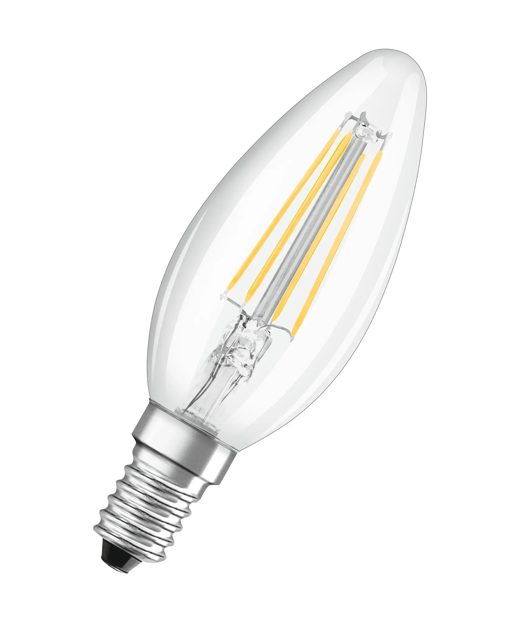 Produktfoto 1 von LEDVANCE LED Superstar Plus Classic LED-Birne Minikerze dimmbar 3,4 W / 230V 470 lm E14 Sockel 4000K Kaltweiß