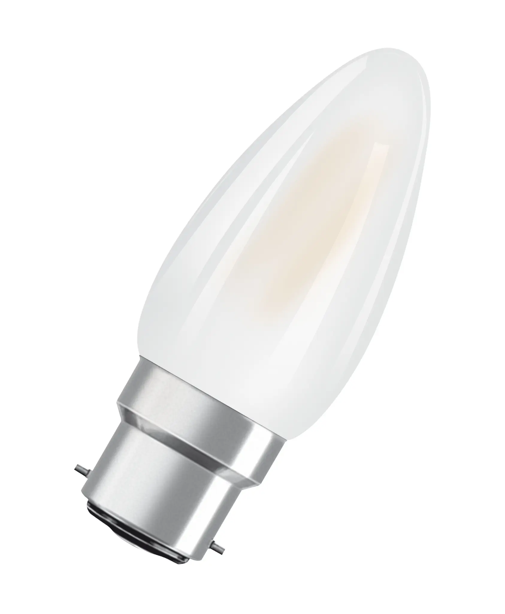 LEDVANCE 40580 LED-Birne Minikerze 5,5 W / 230V 806 lm B22d Sockel 2700K warmweiß
