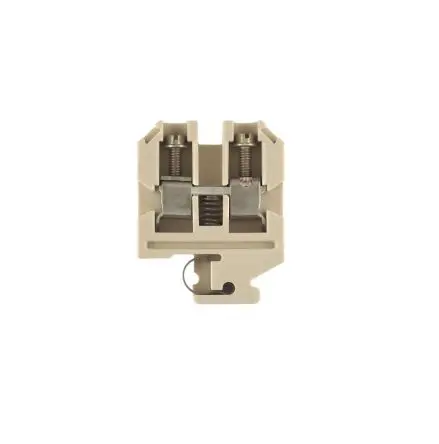 Produktfoto 1 von Weidmüller SAK Anschlussklemmenblock für Durchkontaktierung 1 Weiß, 10mm², 800V Schraubbefestigung IECEx/ATEX