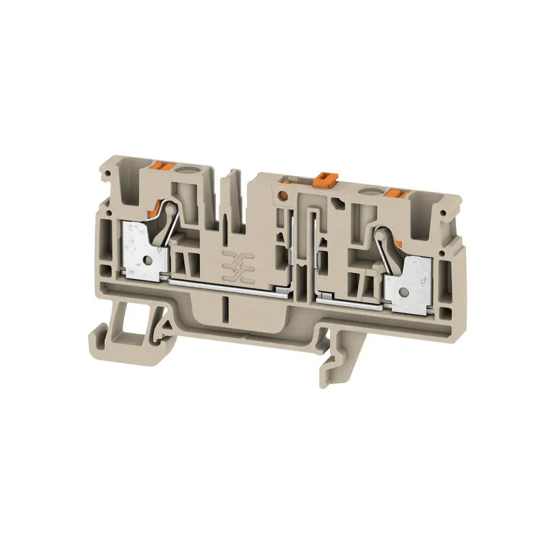 Produktfoto 1 von Weidmüller ADT Prüftrennklemmenblock 1 Dunkelbeige, 4 mm², 500 V Einsteck-Anschluss IECEx/ATEX