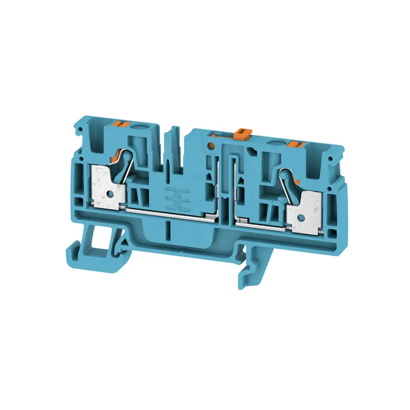 Produktfoto 1 von Weidmüller ADT Prüftrennklemmenblock 1 Blau, 4 mm², 500 V Einsteck-Anschluss IECEx/ATEX