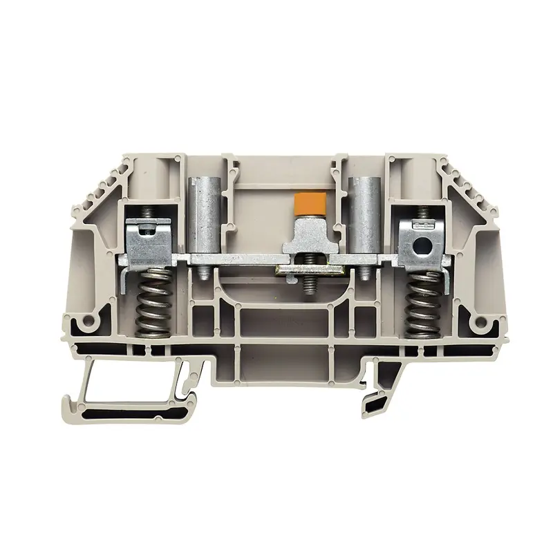 Produktfoto 1 von Weidmüller WTI Prüftrennklemmenblock 1 Dunkelbeige, 6 mm², 630 V Schraubbefestigung IECEx/ATEX