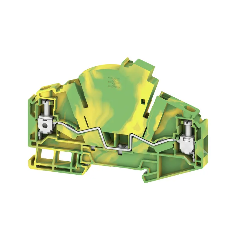 Weidmüller WTTB PE-Klemme 1 Grün, Gelb, 6 mm², 500 V Schraubbefestigung IECEx/ATEX