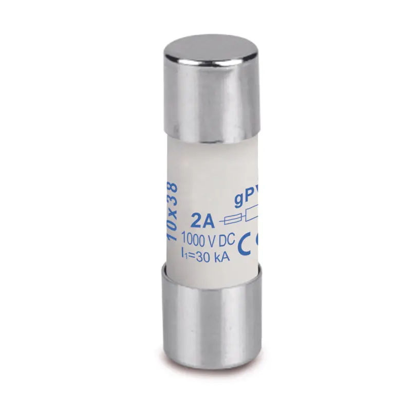Produktfoto 1 von Weidmüller Patronensicherung gPV / 2 A 10 x 38 mm 1000V Keramik Photovoltaikanlagen