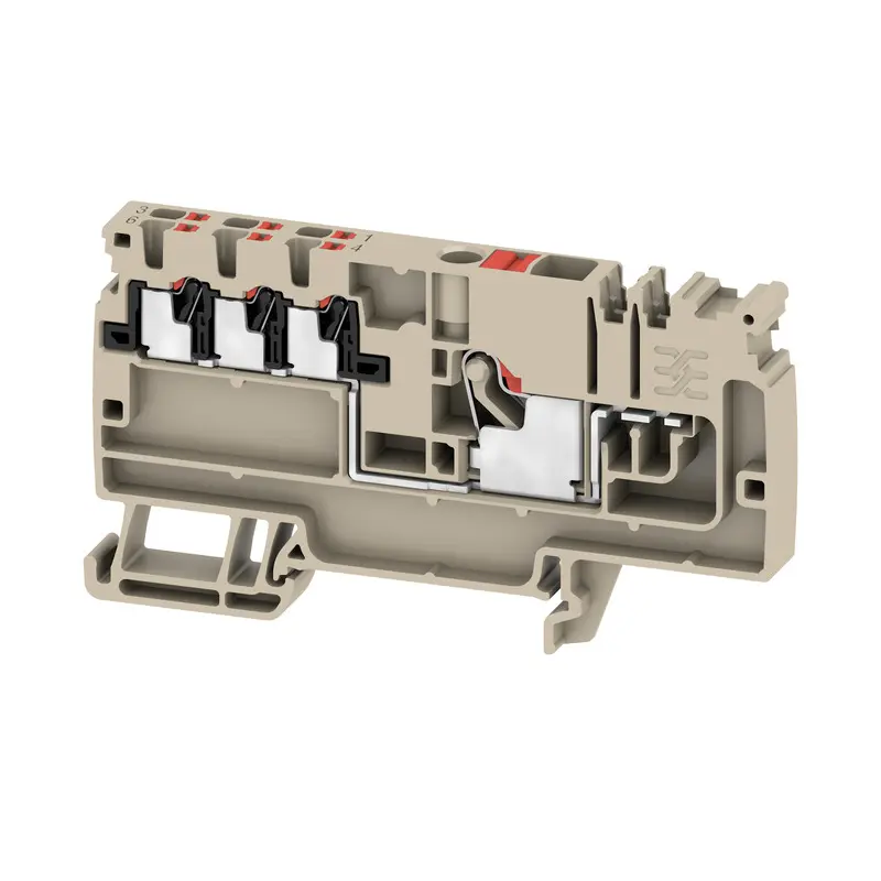 Produktfoto 1 von Weidmüller AAP Verteilereinheit 1 Dunkelbeige, 6 mm², 500 V Einsteck-Anschluss IECEx/ATEX