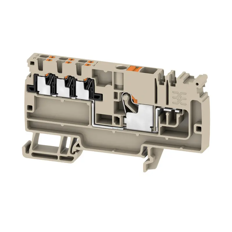Produktfoto 1 von Weidmüller AAP Verteilereinheit 1 Dunkelbeige, 6 mm² ATEX, IECEx